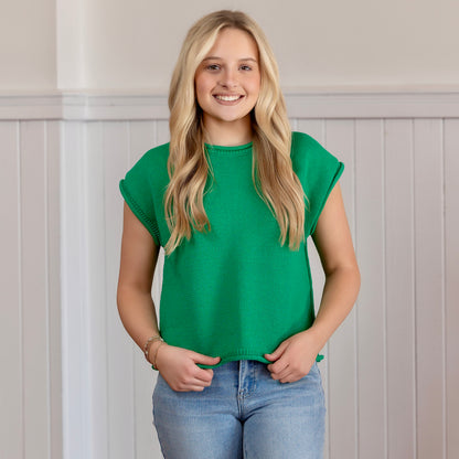 Sweet Escape Sweater - Green