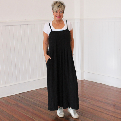 Jumping into Fall Jumpsuit