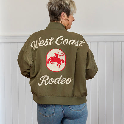 Rodeo Bomber Jacket - Army Green