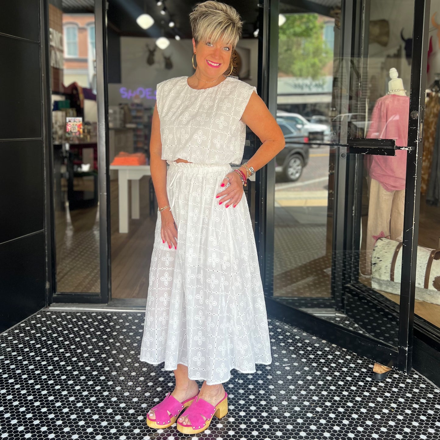 The Michelle Eyelet Set
