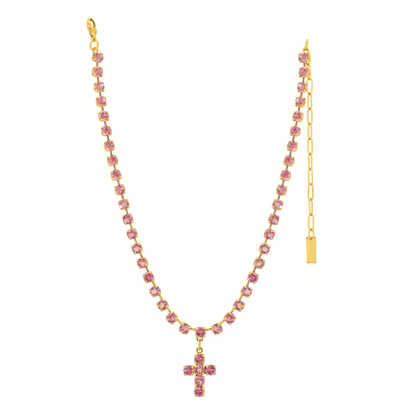 Baby Donatella Necklace - Light Rose
