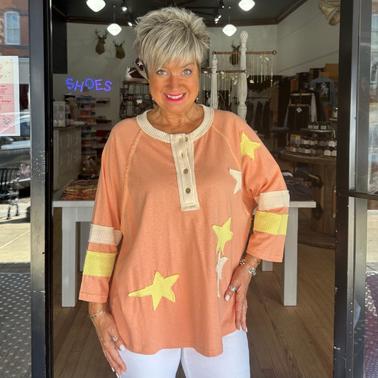 In the Stars Top - Peach