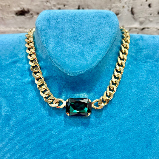 TOVA Darcy Necklace - Emerald