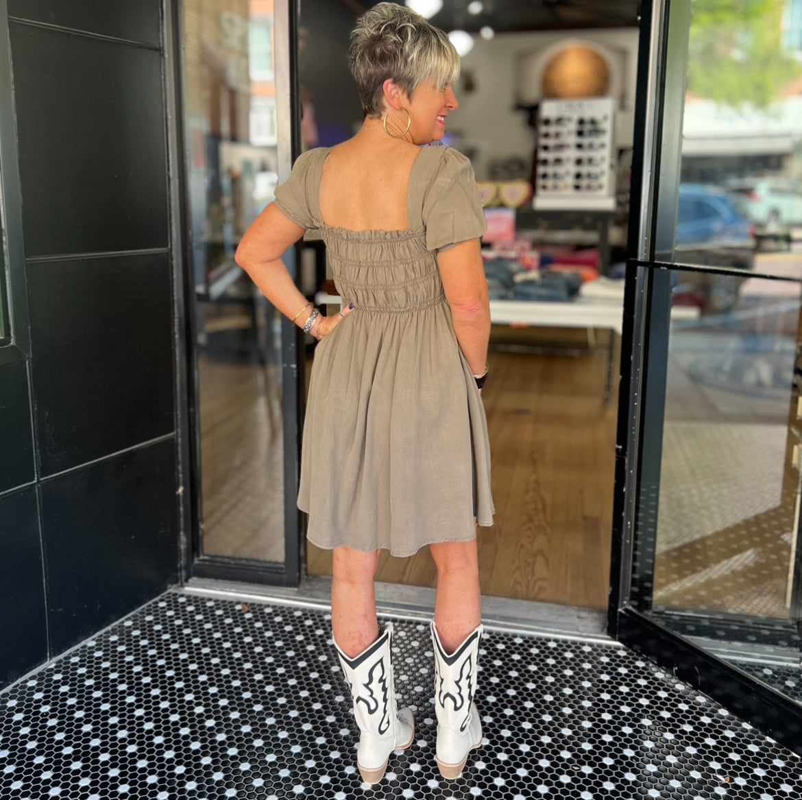 Made for Kate Dress - Mocha