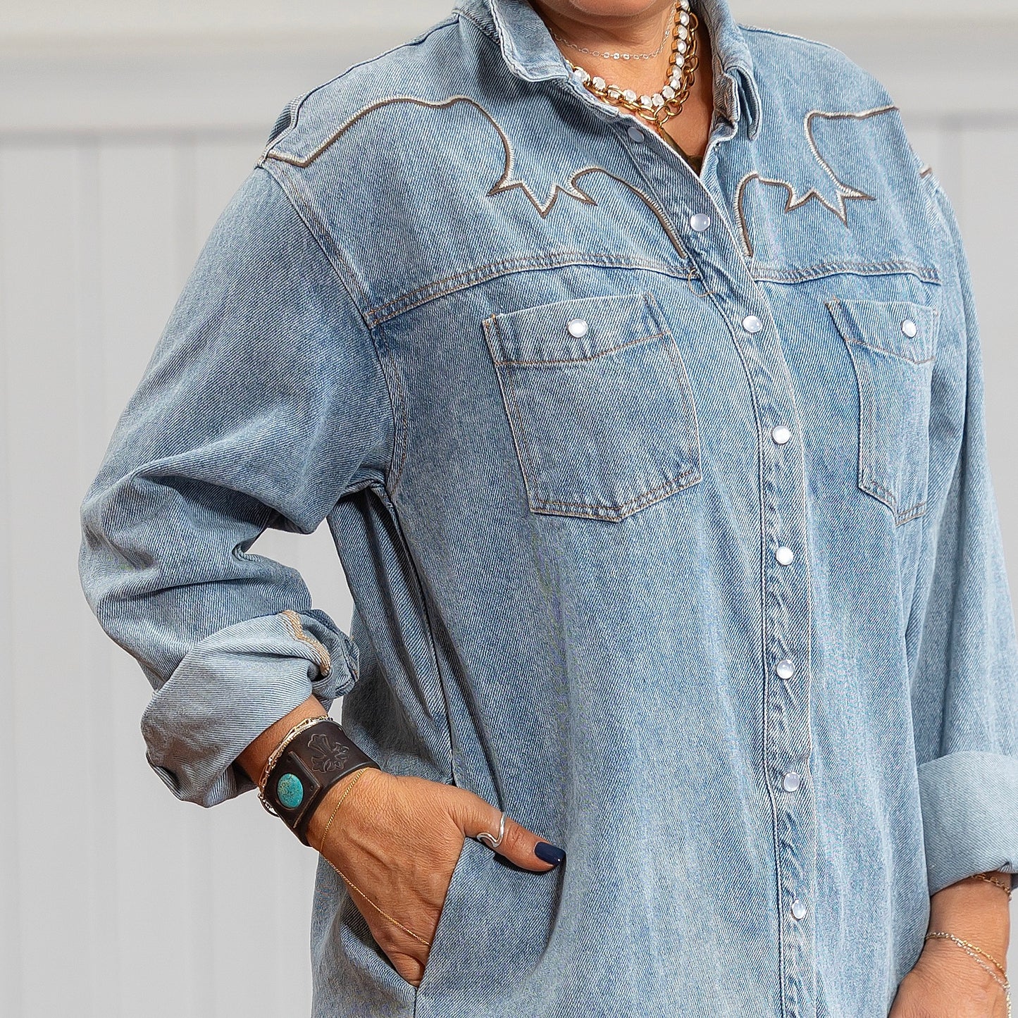 Beth Denim Dress