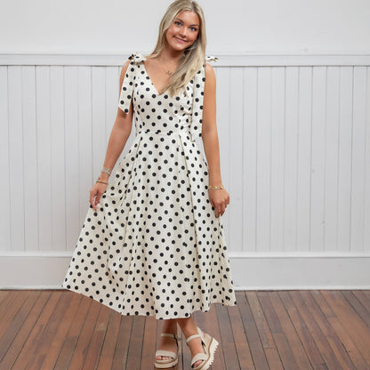 Perdita Polka Dot Dress