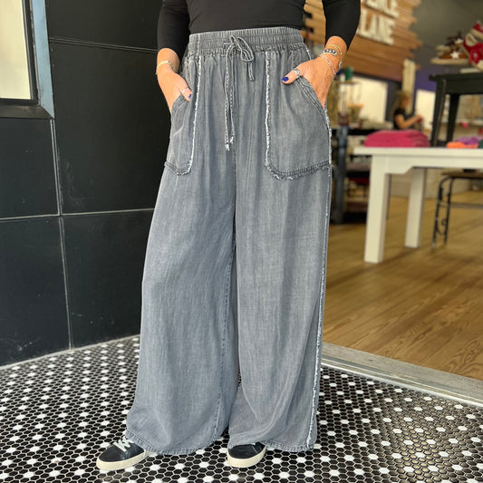 Mamma Mia Pants- Black Denim