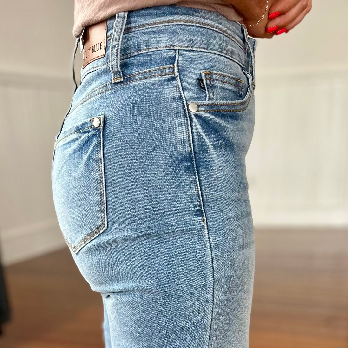 Judy Blue Wide Leg Crop Jean