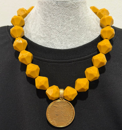 Frenchman Necklace - Mustard