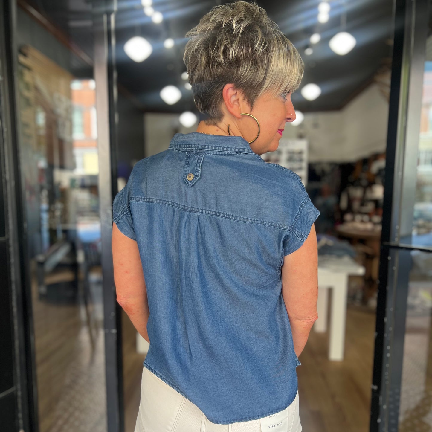 Classic Look Top - Chambray