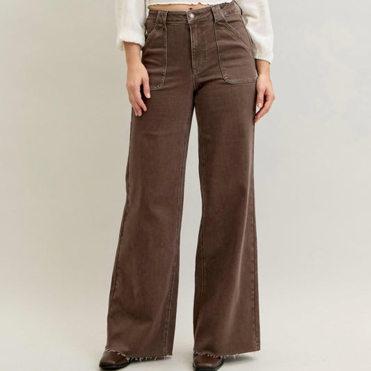 Judy Blue HW Retro Wide Leg Jeans