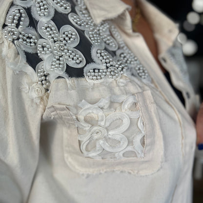 Pearls Are a Girl's Best Friend Top