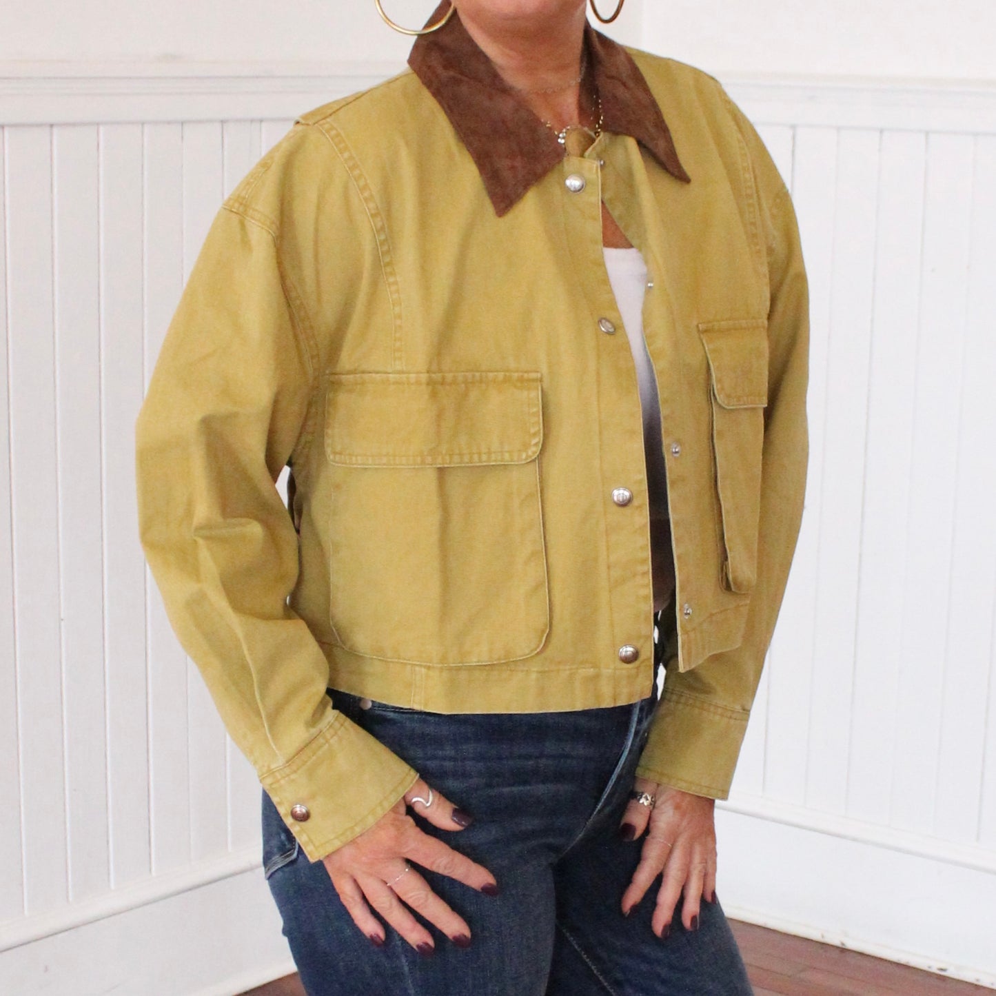 Fashion Forward Jacket - Mustard
