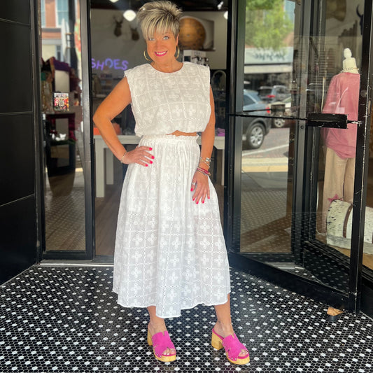 The Michelle Eyelet Set