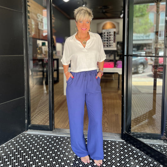 The Perfect Pantst- Dusty Indigo