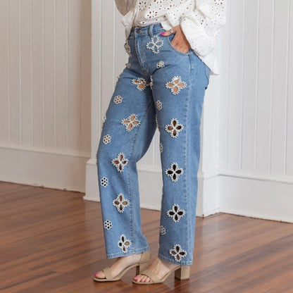 Bringing he 80's Back Jeans - Denim