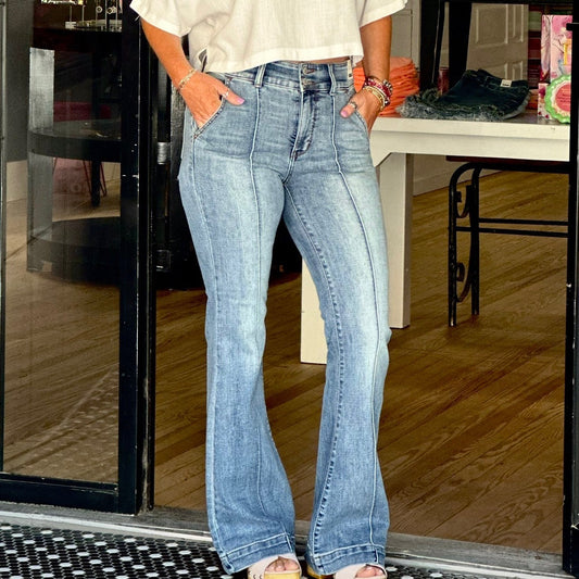 Judy Blue HW Trouser Flare
