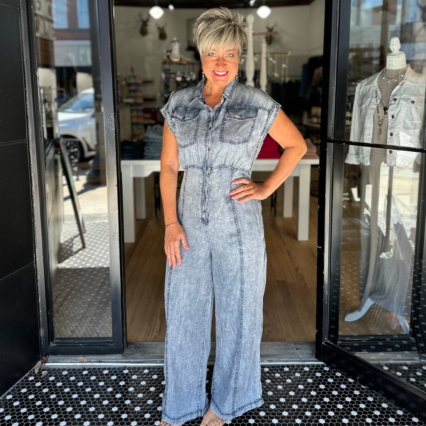 Blue Jean Baby Jumpsuit