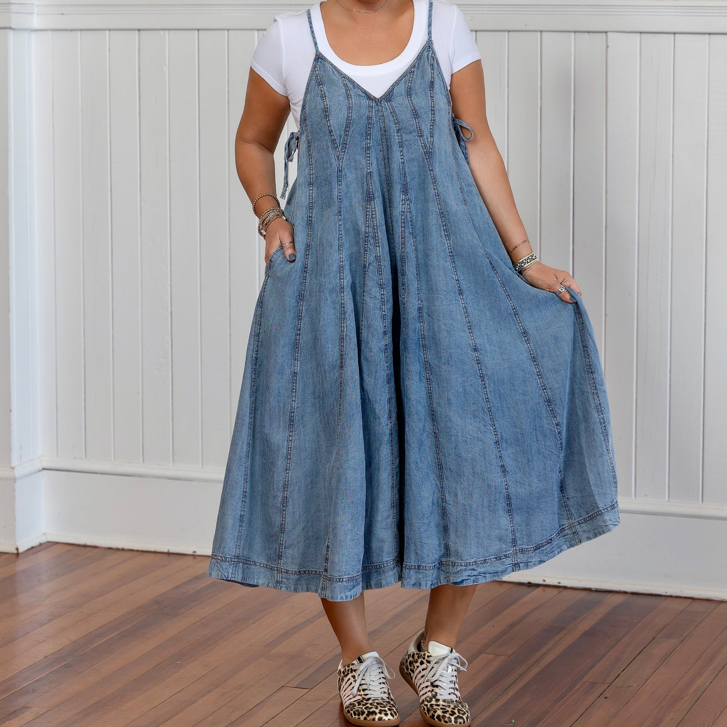 Boujee in Denim Jumpsuit - Assorted