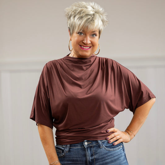 Grace Top - Wine