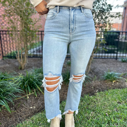 Hidden 'Happi" HW Basic Cropped Flare