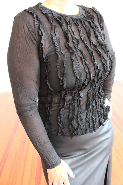 The Megan Top - Black