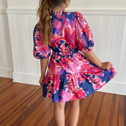 Raeanne Mini Dress - Pink Multi