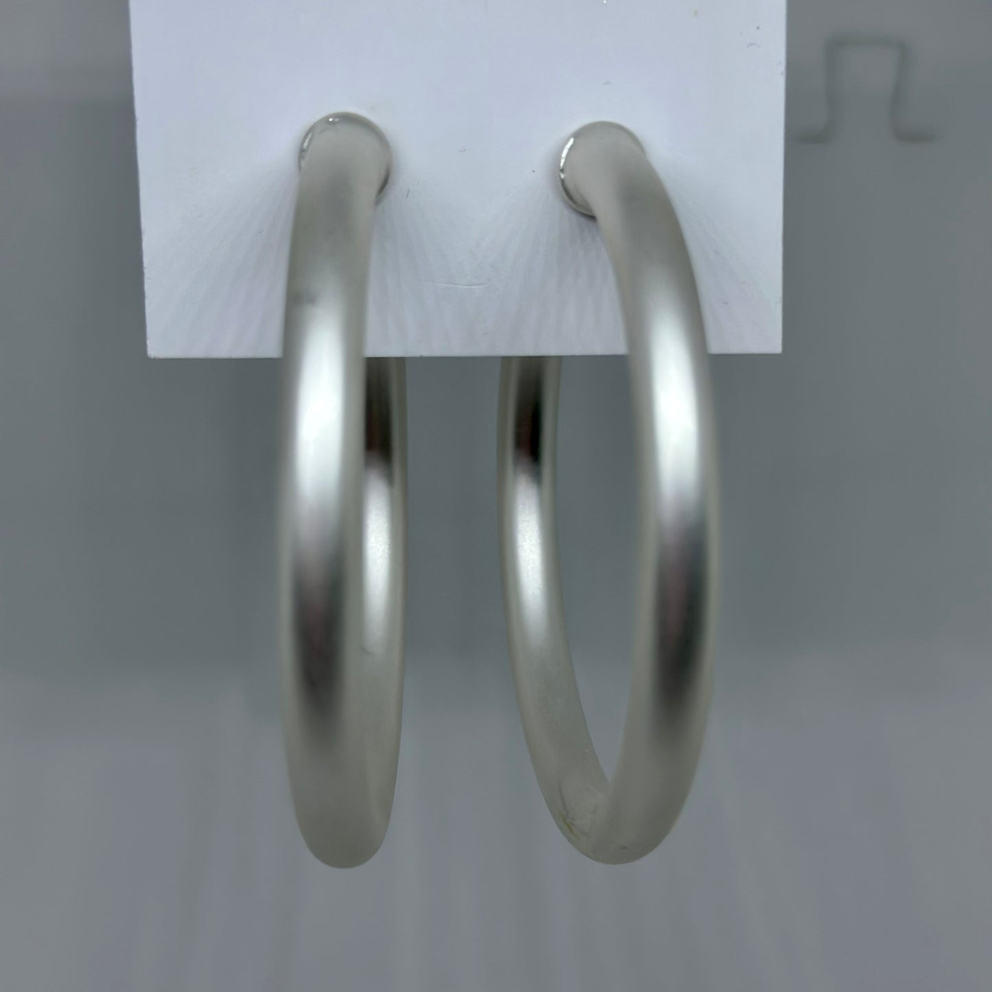 57MM Tube Hoops- Matte Silver