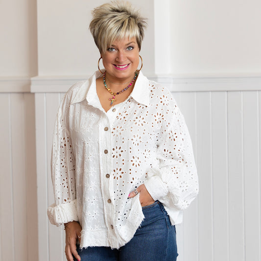 The Molly Top - White