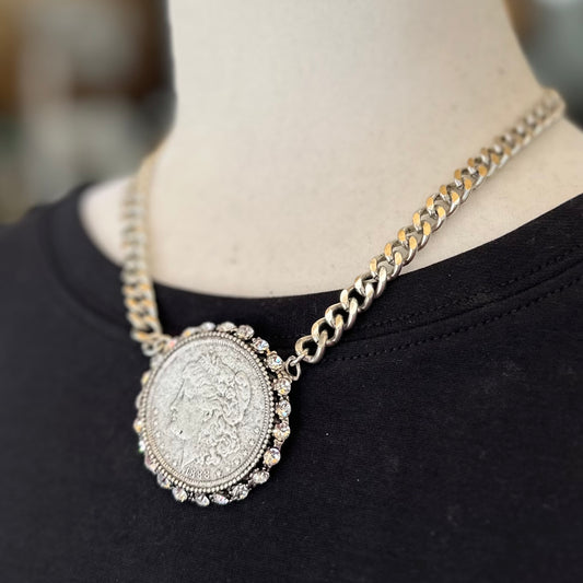 Viola Necklace - Silver