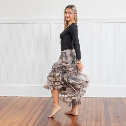 True Romance Skirt - Charcoal