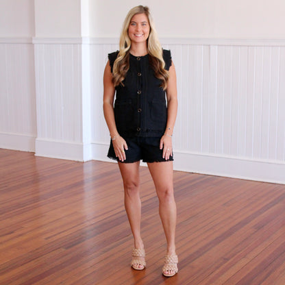 90s Baby Holiday Set- Black