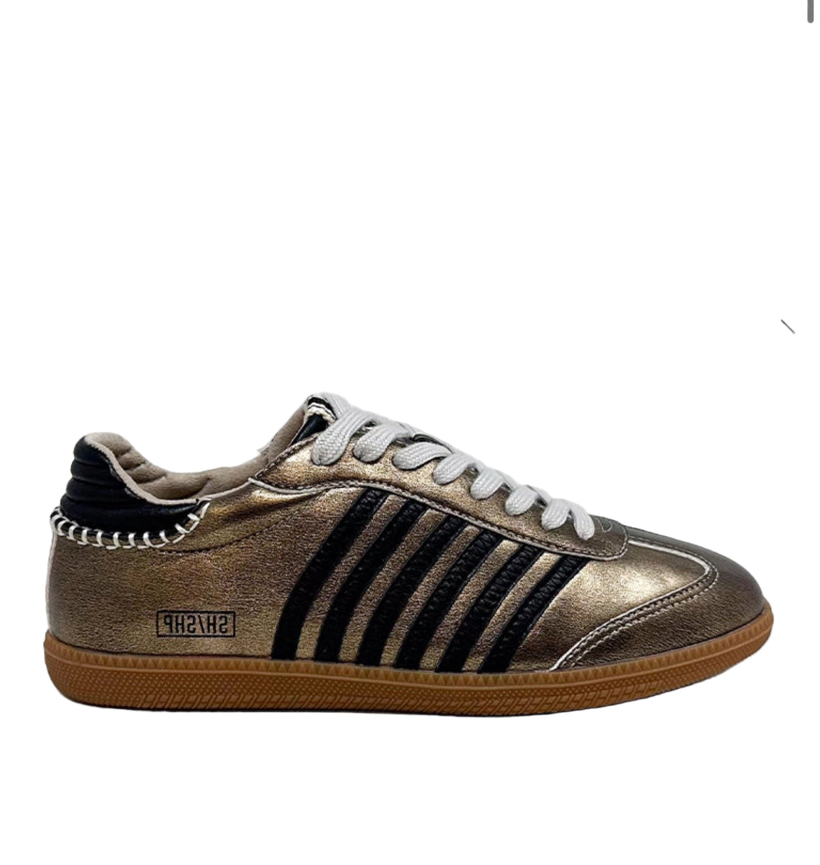 Stella Sneaker - Dark Gold