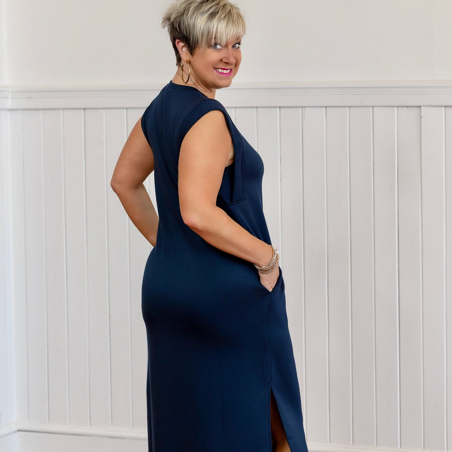 All Year Round Maxi Dress - Navy