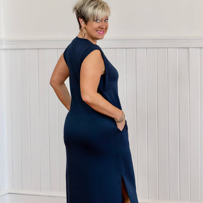 All Year Round Maxi Dress - Navy