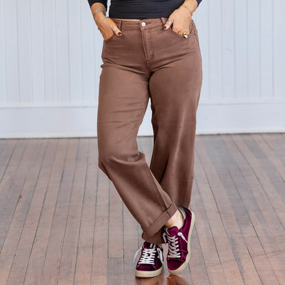 Risen MR Barrel Pants - Cocoa