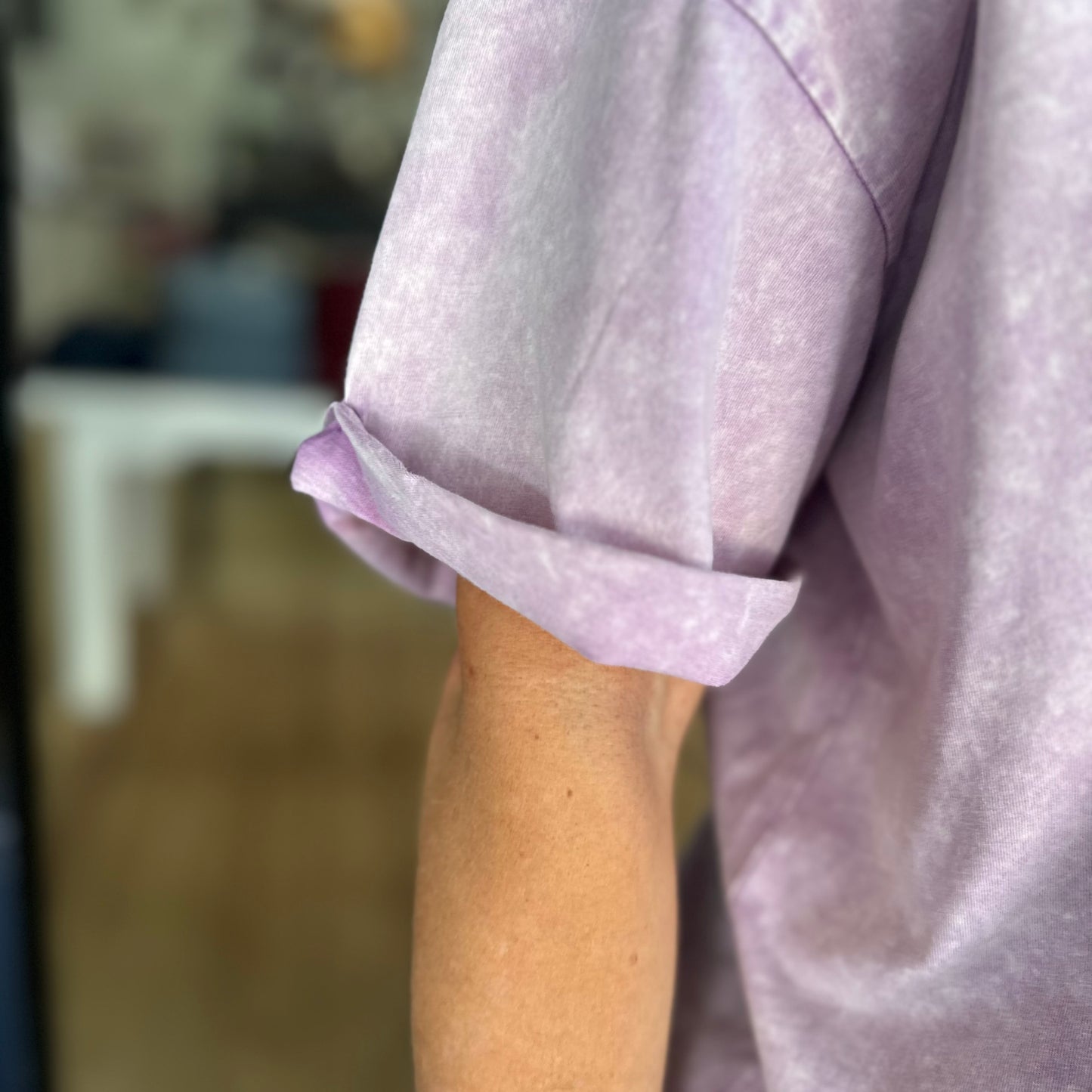 Cowboy Me Away Top- Lavender