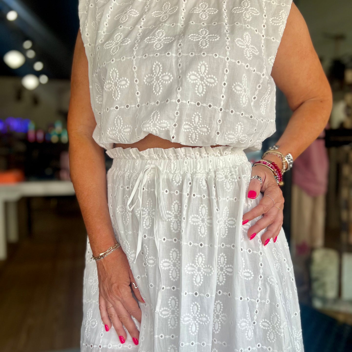 The Michelle Eyelet Set