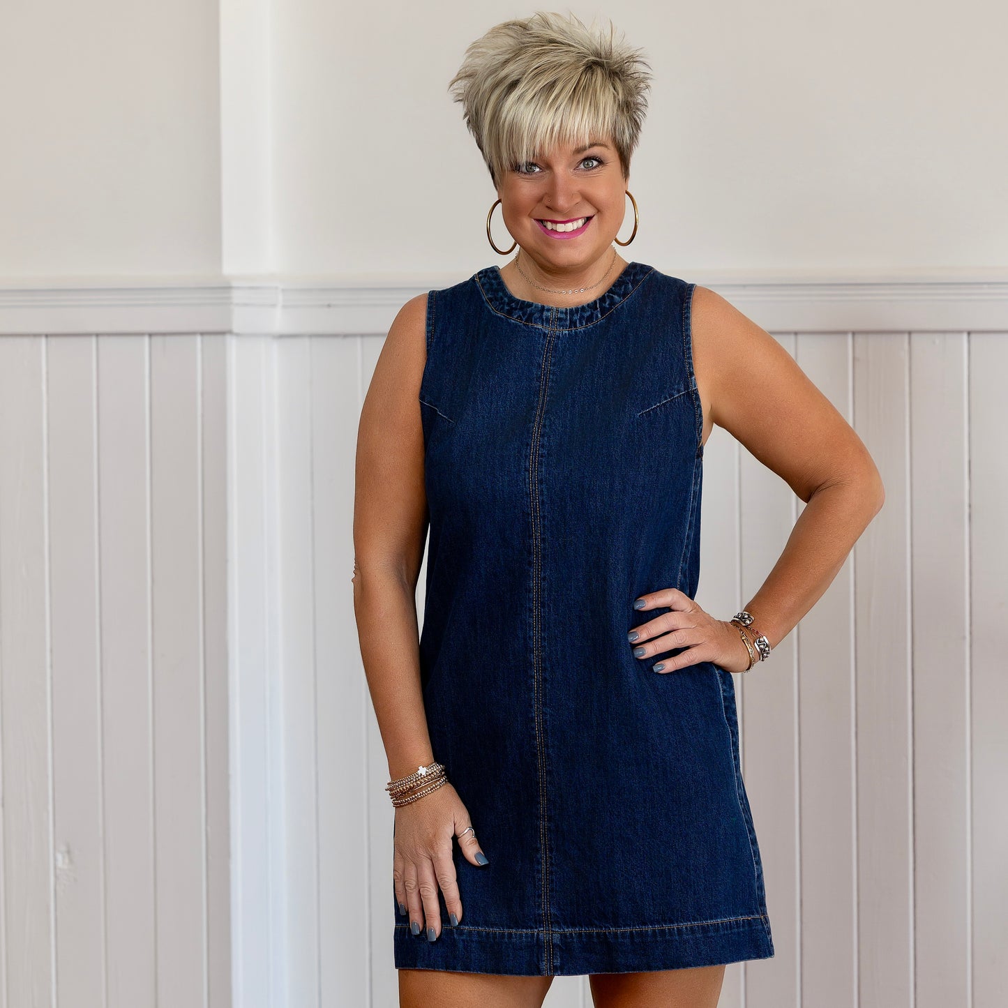 Baby's Got Her Blue Jean Dress On - Dark Denim