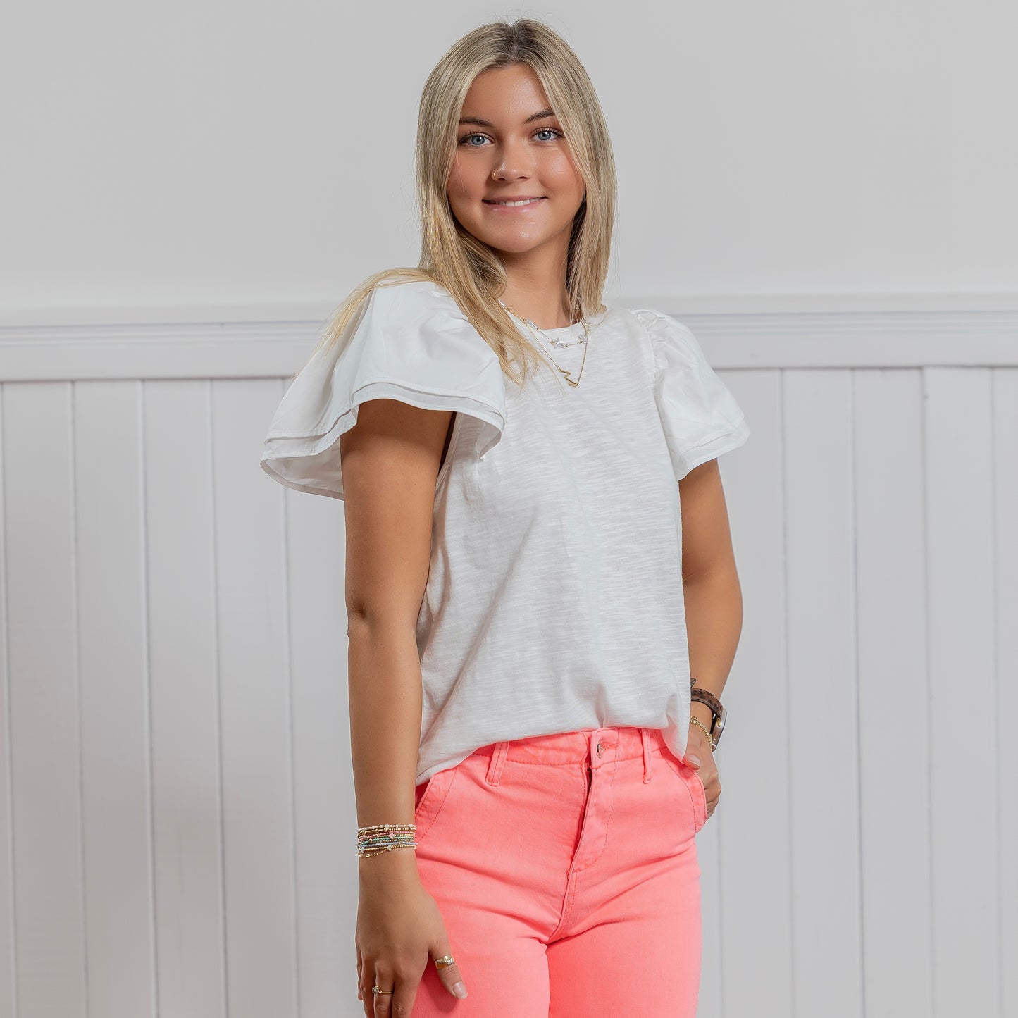 Follow Your Heart Top - White