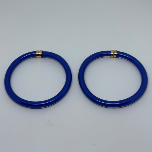Tube Jelly Endless Hoops- Royal Blue