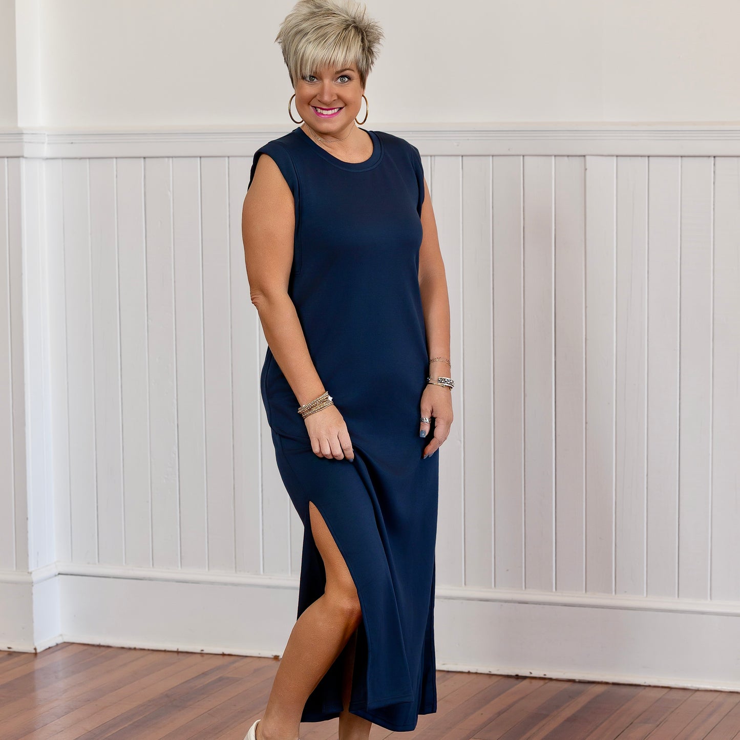 All Year Round Maxi Dress - Navy