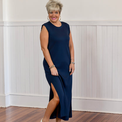 All Year Round Maxi Dress - Navy