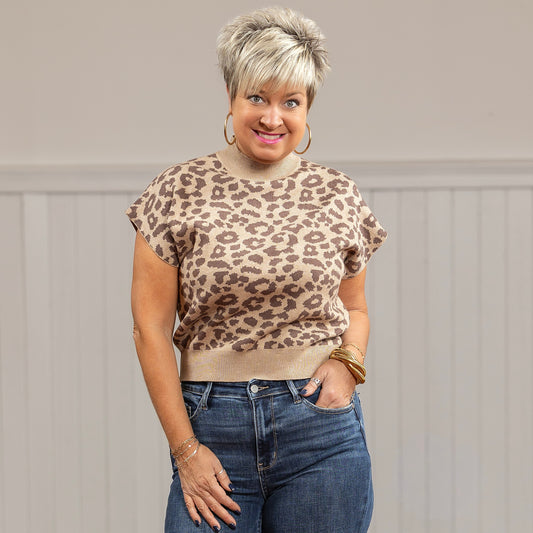 Maya Top - Leopard