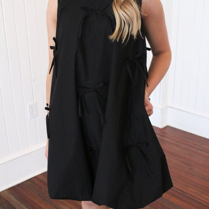 Winter Barbie Doll Dress- Black