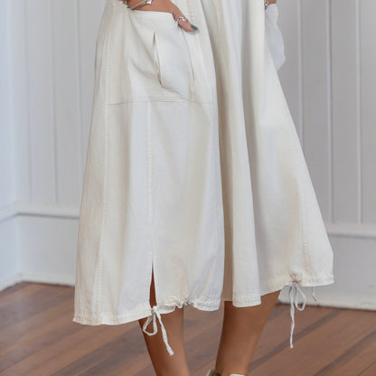 Off-Duty Edge Dress - Ecru