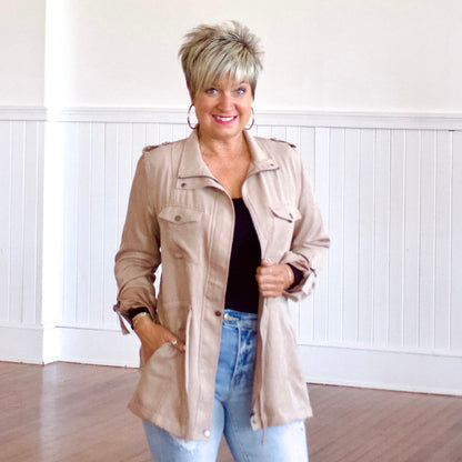 Take Me on a Safari Utility Jacket