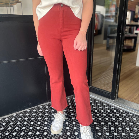 The Brandi Pant - Baked Clay