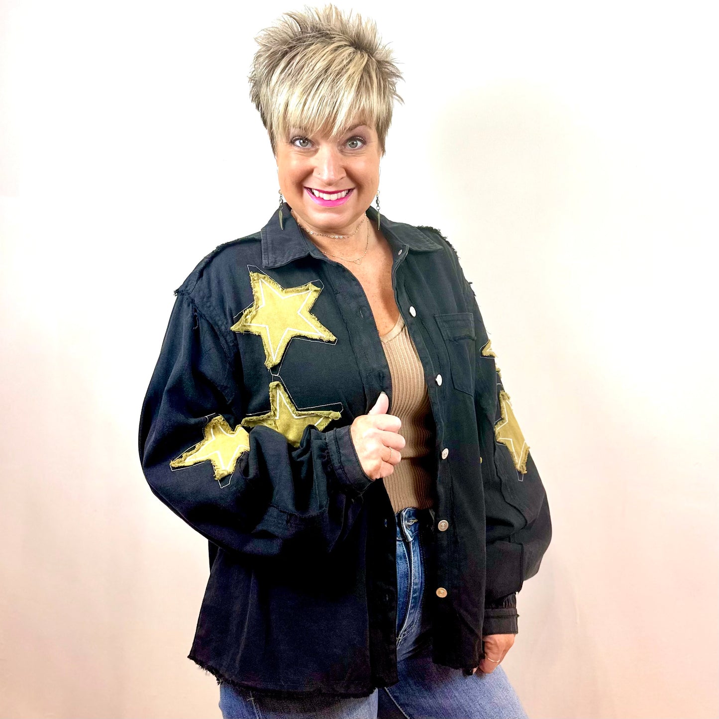 Wanna Be a Rockstar Jacket - Black