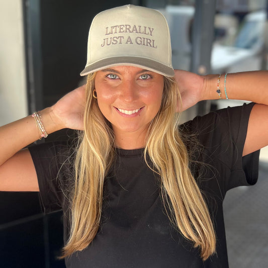 'Literally Just A Girl" Trucker Hat